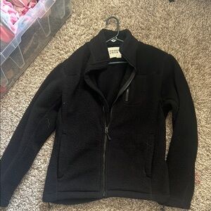 Women's or men’s  Black Fleece Jacket